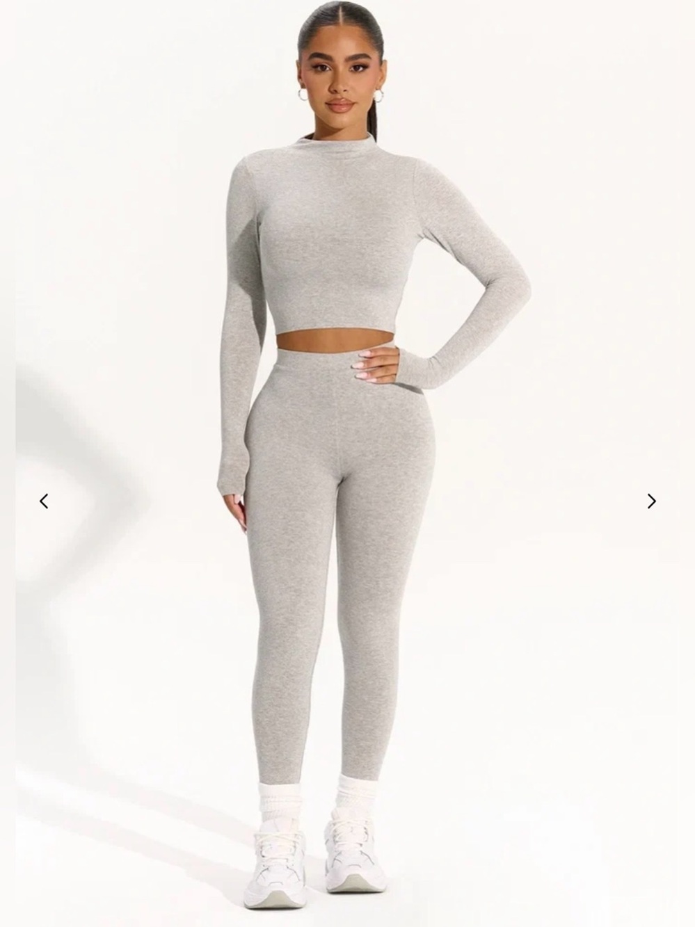 Naked Wardrobe The NW Sculpt Leggings Heather Grey